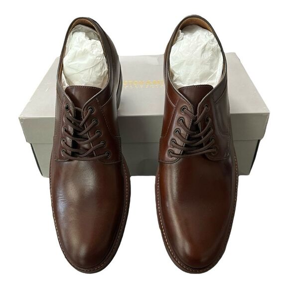 Johnston & Murphy Welch Plain Toe American Full Grain Dress Shoe Euro 46 US 12 - Picture 2 of 13